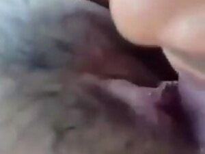 licking wife pussy