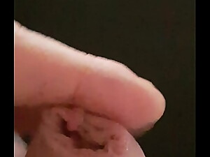 Jerking off with a cumshot for brothers girlfriend watching