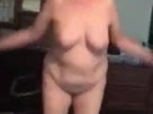 My naked wife Kay doing jumping jacks in SLOW MOTION!!!