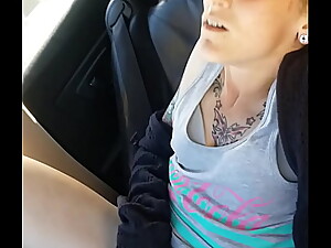 homemade amateur Wife public masturbation in traffic cumming in the  getting off on the thought of being seen