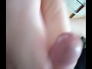 Girlfriend footjob small feet cum on soles