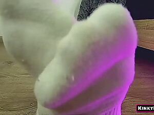 Girl. Legs. Socks. ASMR foot fetish.