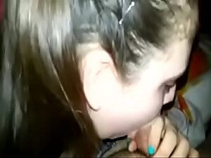 Girl sucks man'_s cock till she get cum in mouth  - Homemade