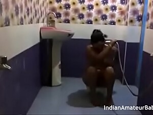 Sexy amateur indian babe showering  - Watch Her On AdultFunCams . com