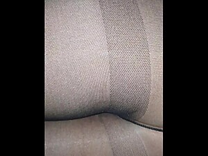 Step mom in Nylon pantyhose fucked by step son in bed from behind (anal Fuck)