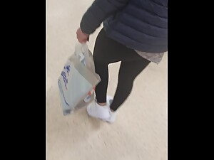 Lesbian step mom tits flash in public supermarket get fucked by step son