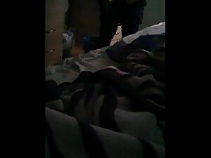 Step son caught spying step mom in thongs while dad fucking her ass again